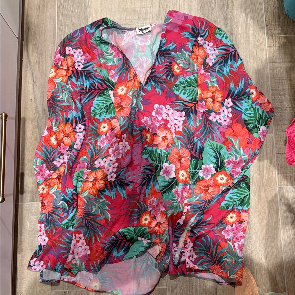 Show Me Your MuMu Pastel Floral Top